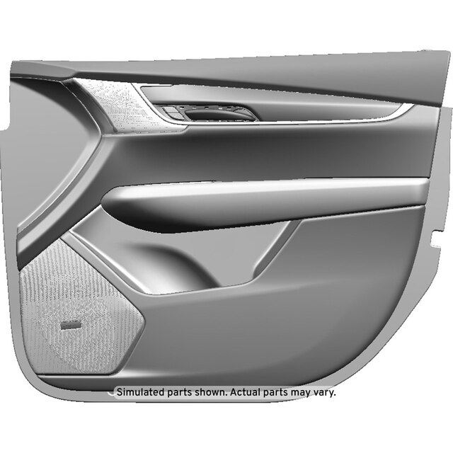 GM Genuine Parts Black Front Passenger Side Door Trim