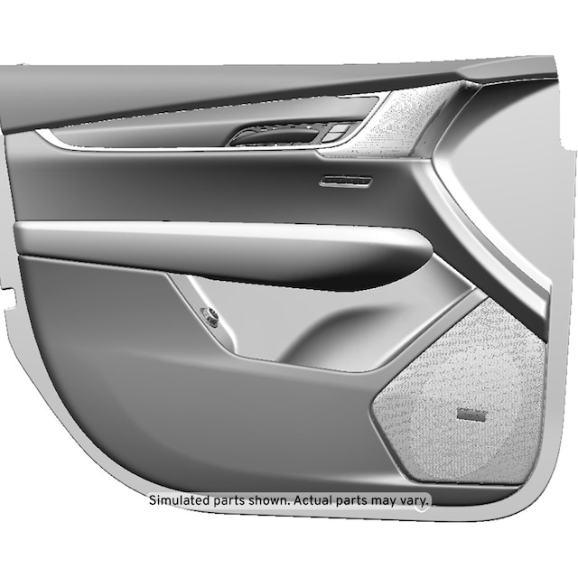 GM Genuine Parts Black Front Driver Side Door Trim