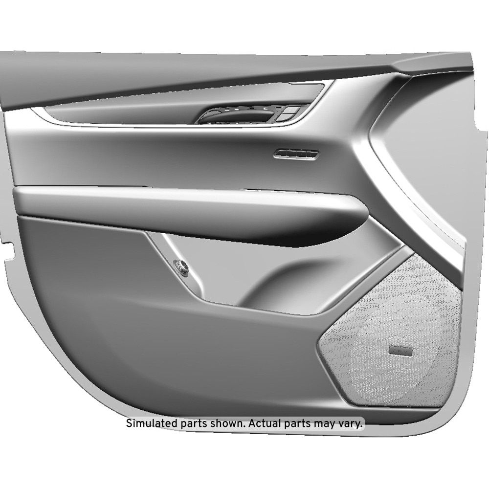 GM Genuine Parts Black Front Driver Side Door Trim