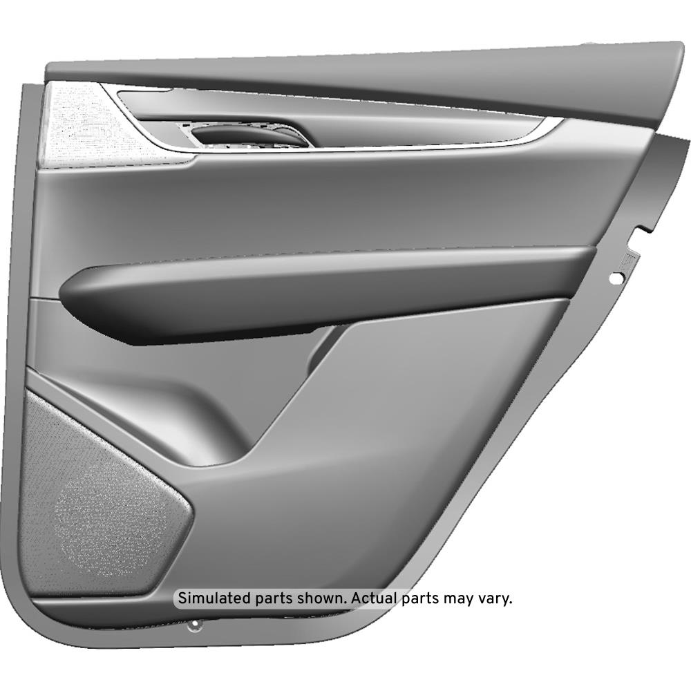 GM Genuine Parts Titanium Rear Passenger Side Door Trim