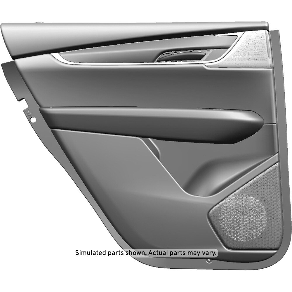 GM Genuine Parts Titanium Rear Driver Side Door Trim