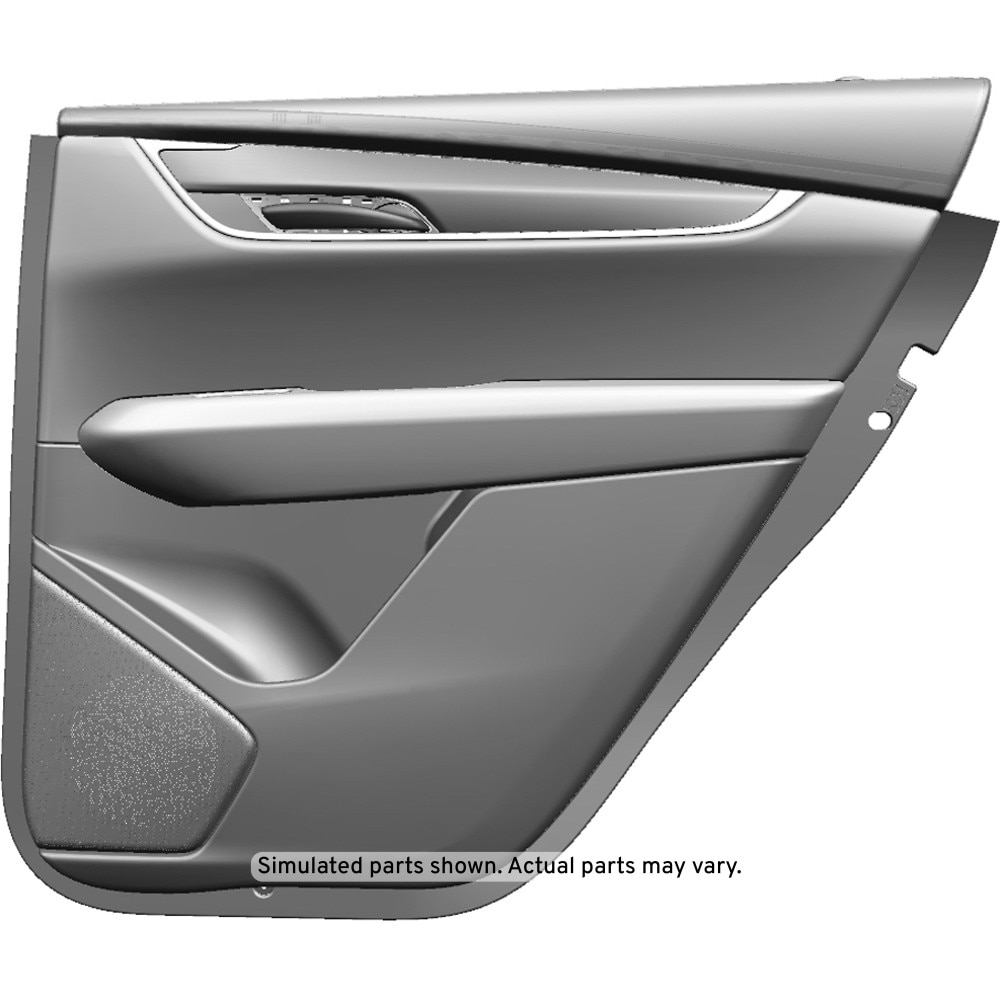GM Genuine Parts Titanium Rear Passenger Side Door Trim