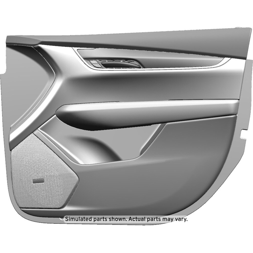 GM Genuine Parts Titanium Front Passenger Side Door Trim