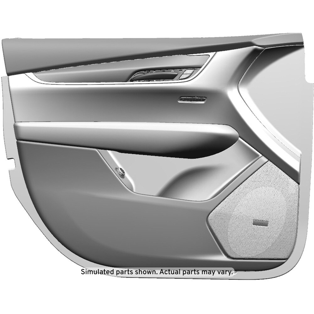 GM Genuine Parts Titanium Front Driver Side Door Trim