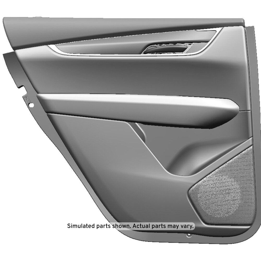 GM Genuine Parts Black Rear Driver Side Door Trim
