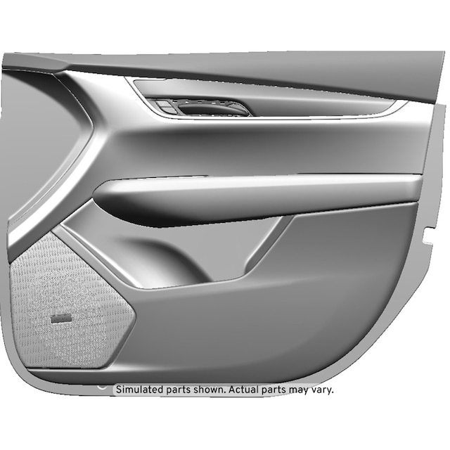 GM Genuine Parts Black Front Passenger Side Door Trim