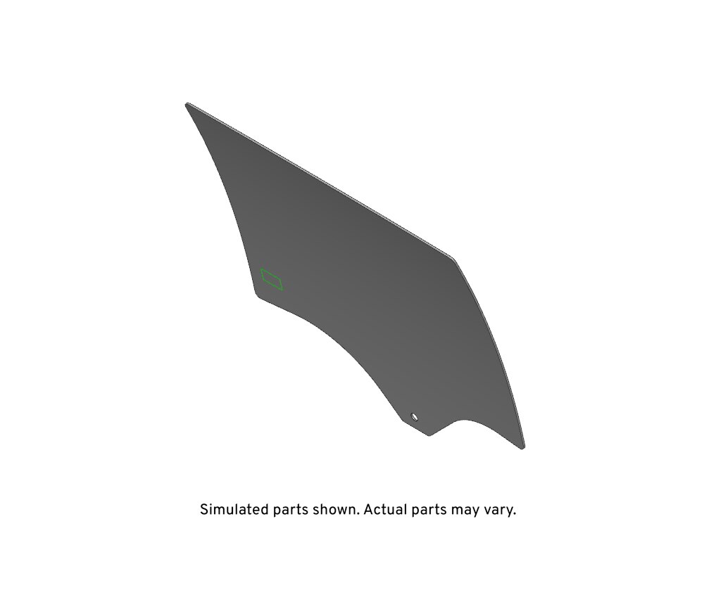 GM Genuine Parts Rear Passenger Side Door Window