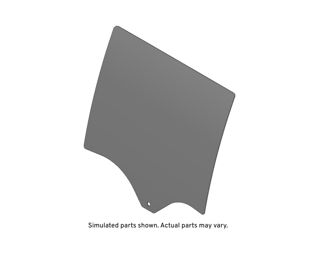 GM Genuine Parts Rear Driver Side Door Window