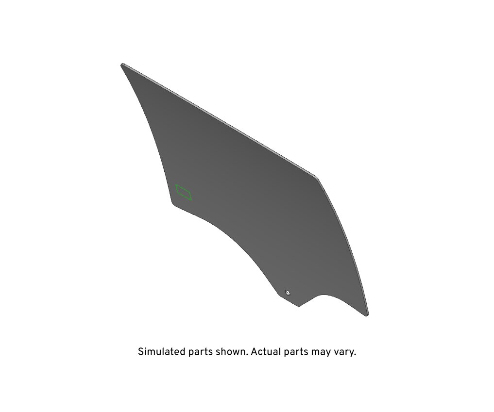 GM Genuine Parts Rear Passenger Side Door Window