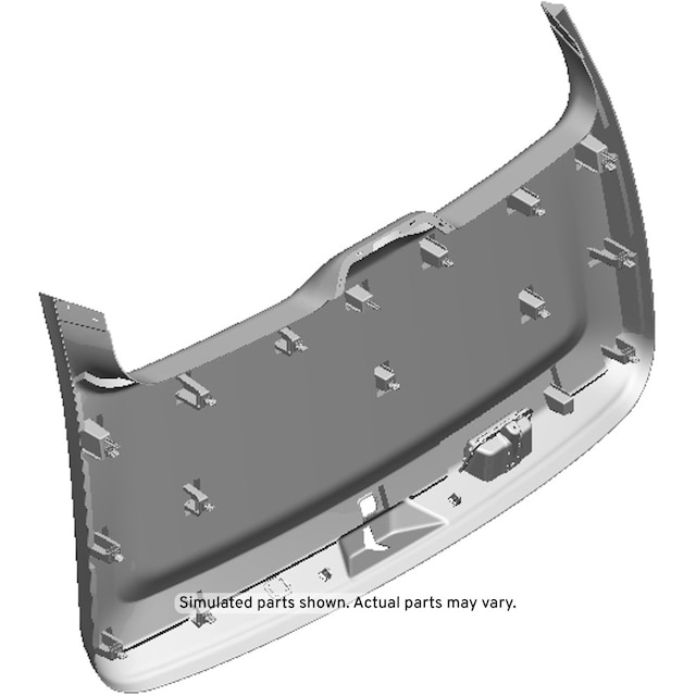 GM Genuine Parts Very Dark Atmosphere Liftgate Lower Trim Finish Panel
