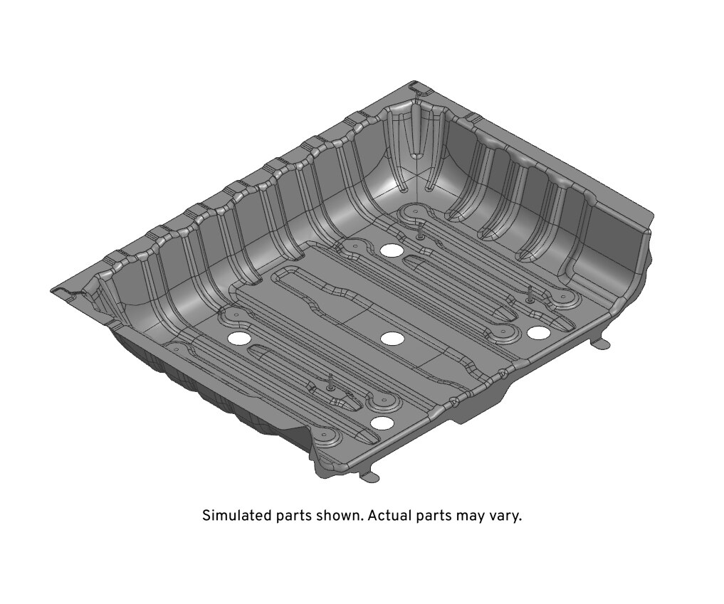 GM Genuine Parts Rear Floor Rear Panel