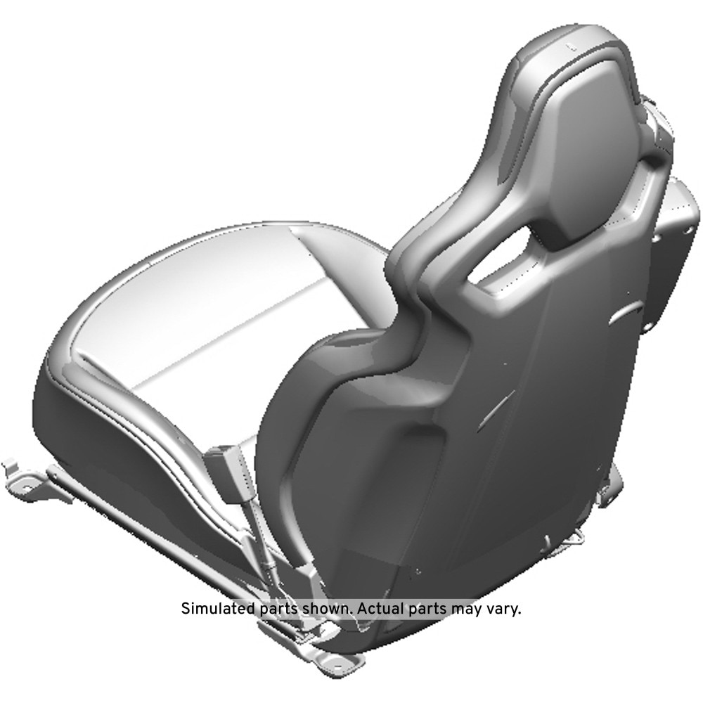 GM Genuine Parts Black Front Passenger Side Seat