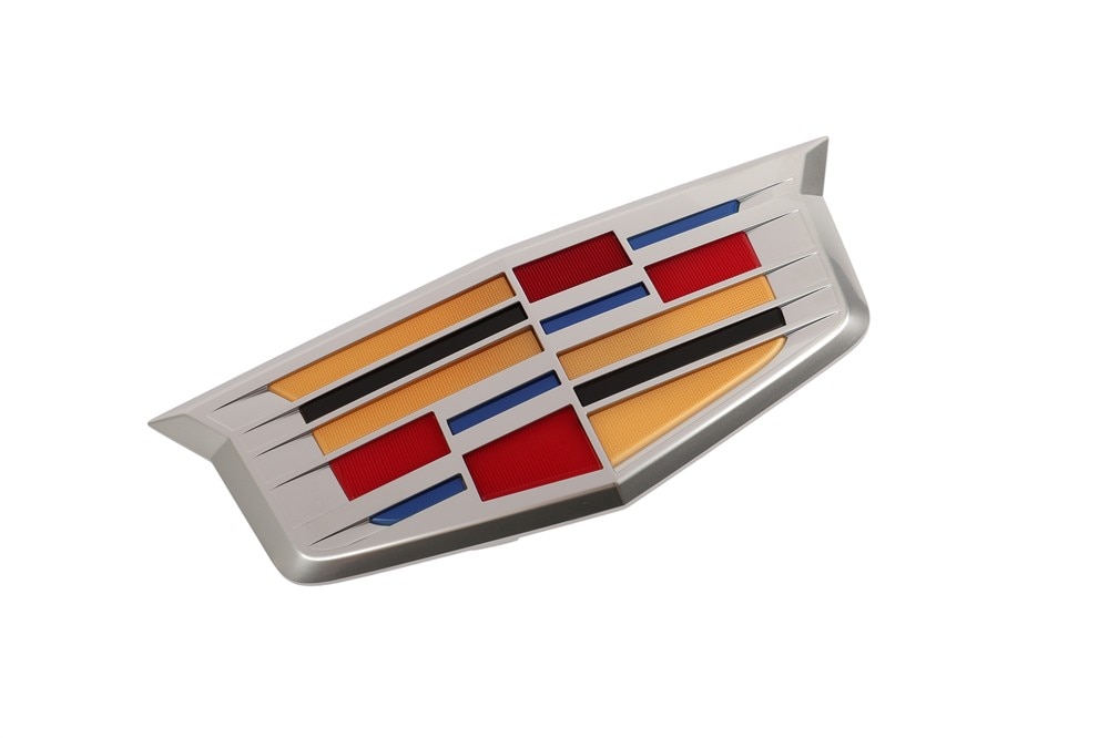 GM Genuine Parts Galvano Silver Front Grille Emblem