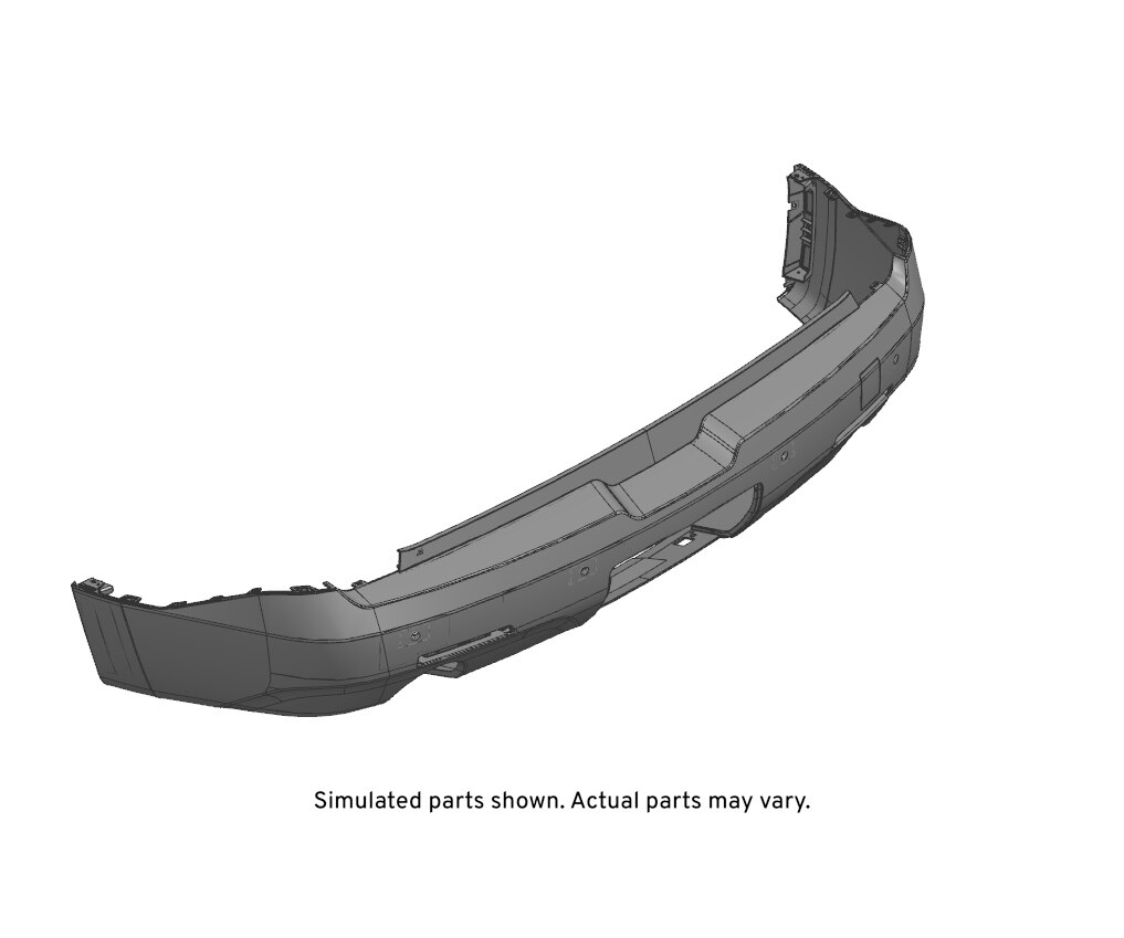 GM Genuine Parts Rear Bumper Lower Fascia