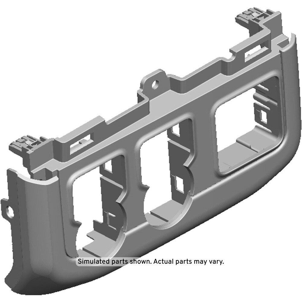 GM Genuine Parts Very Dark Gray Driver Side Instrument Panel Switch Trim Plate