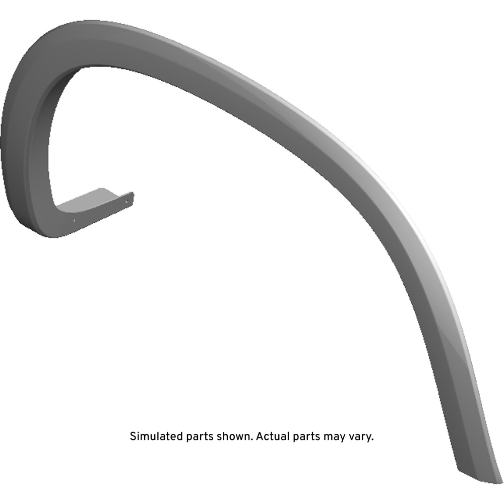 GM Genuine Parts Black Rear Driver Side Wheel Opening Molding