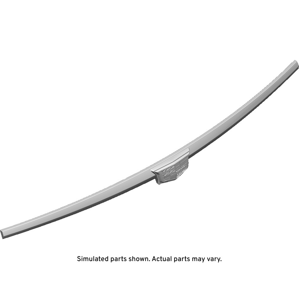 GM Genuine Parts Galvano SilverRear Closure Center Applique