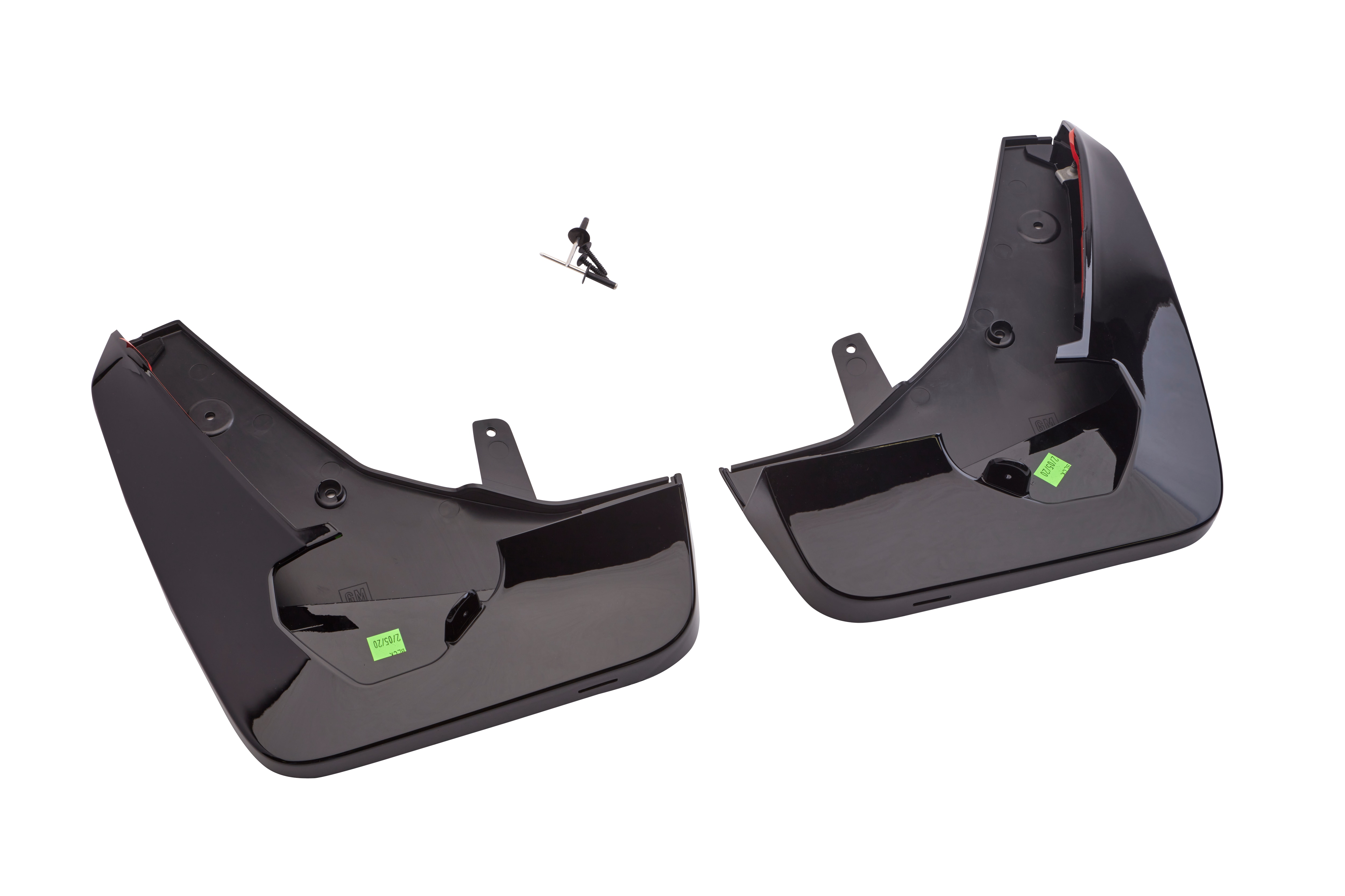 Front Splash Guards in Black Raven