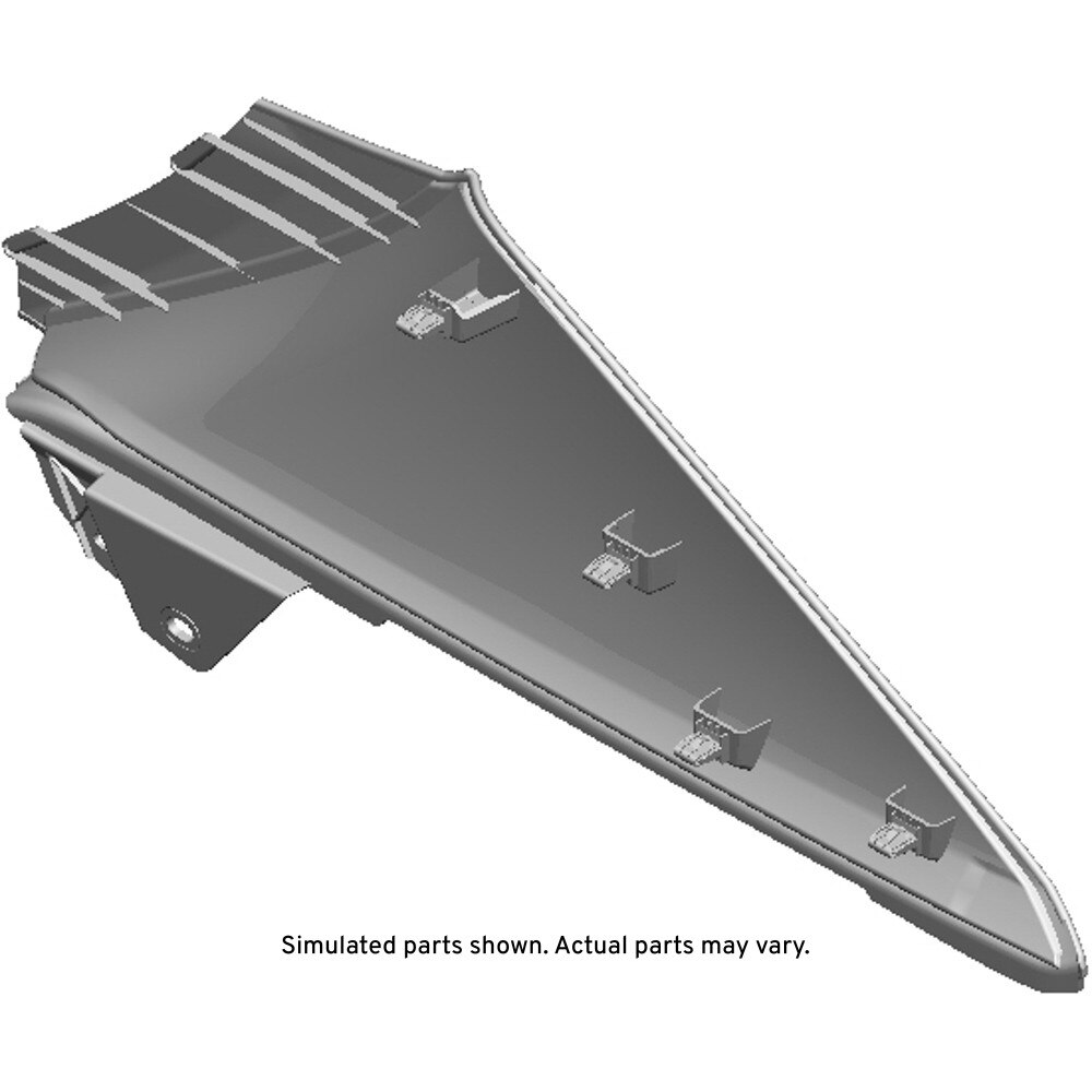 GM Genuine Parts Tan Front Floor Console Extension Panel