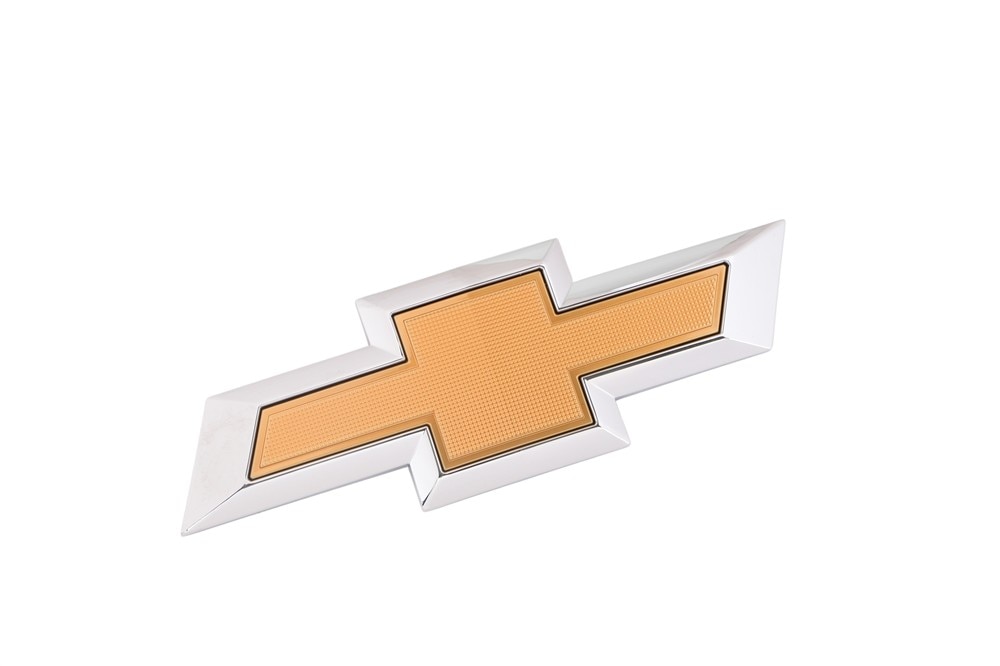 GM Genuine Parts Chrome with Gold Rear Compartment Lid Emblem