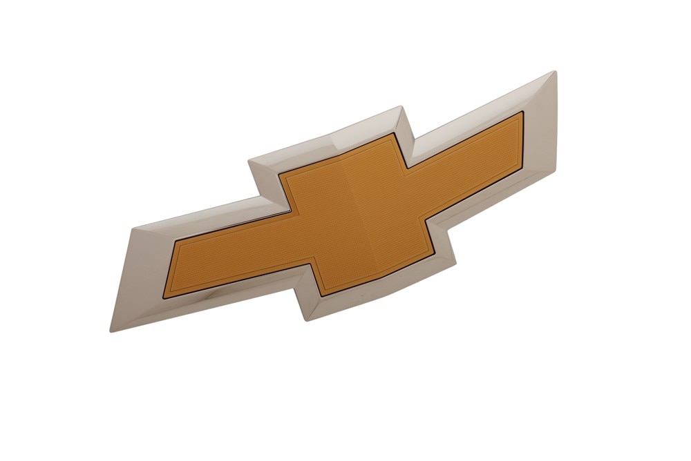 GM Genuine Parts Chrome with Gold Front Grille Emblem
