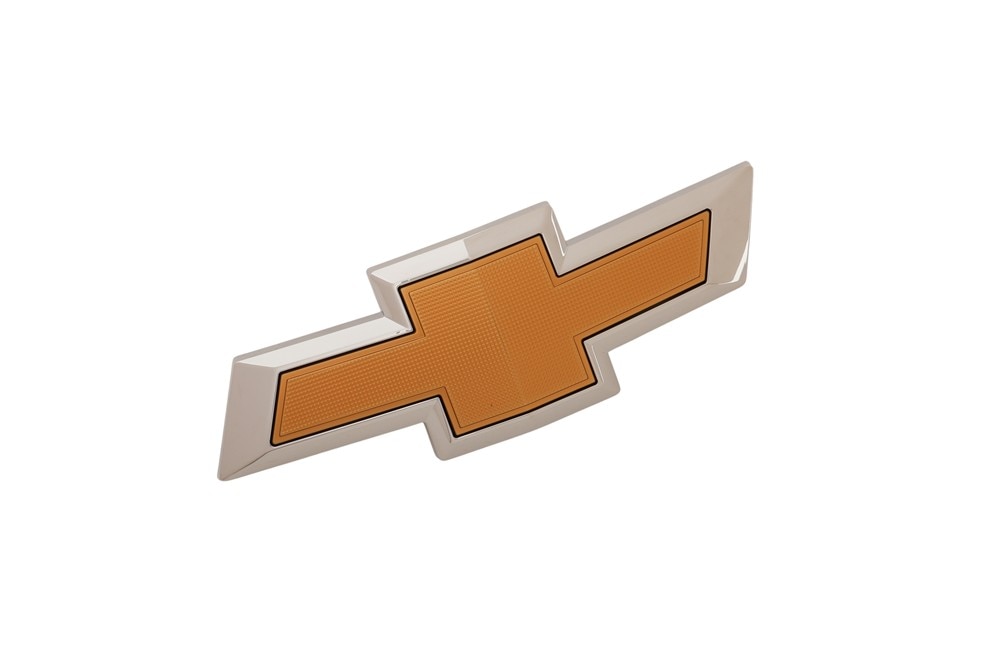 GM Genuine Parts Chrome with Gold Front Grille Emblem