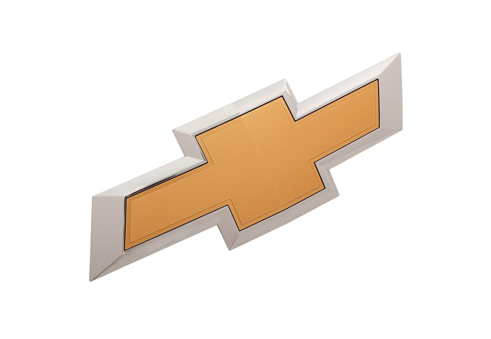 GM Genuine Parts Chrome with Gold Front Grille Emblem