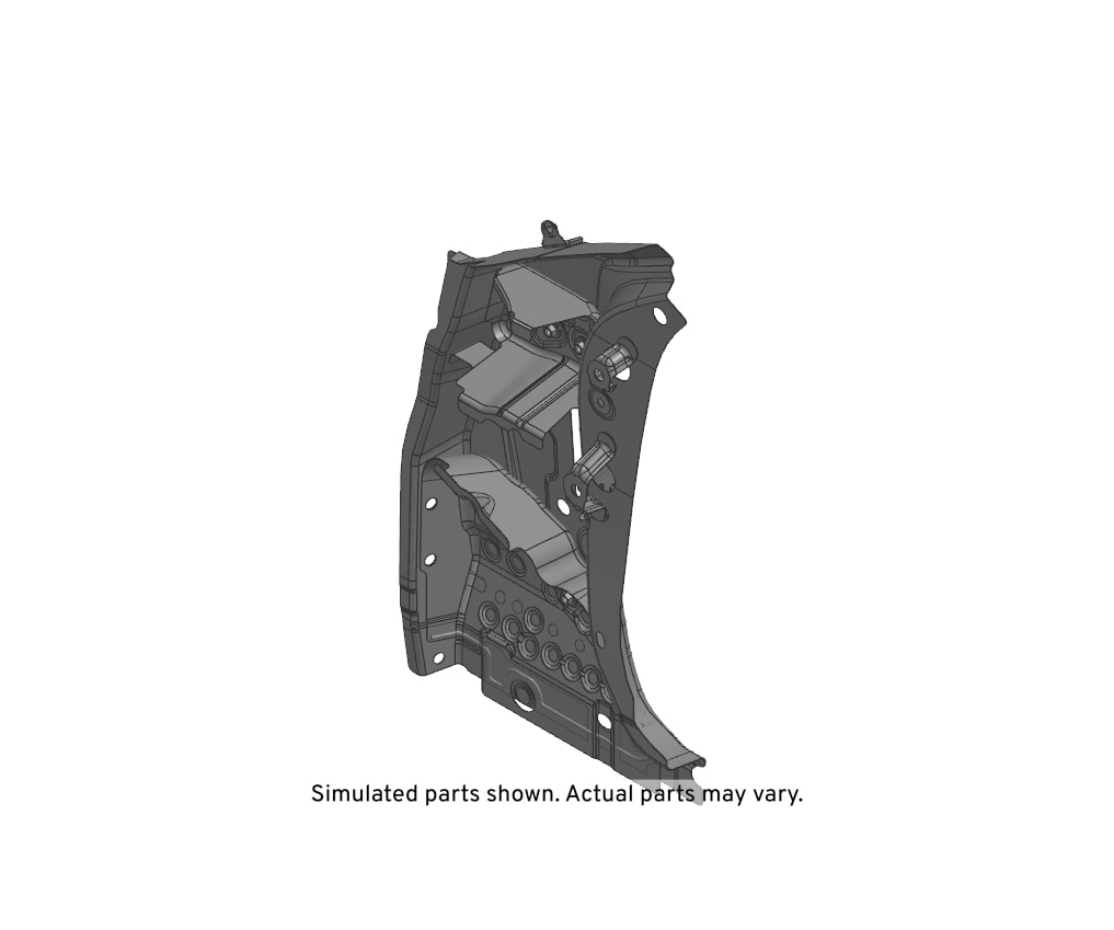 GM Genuine Parts Passenger Side A-Pillar Outer Panel