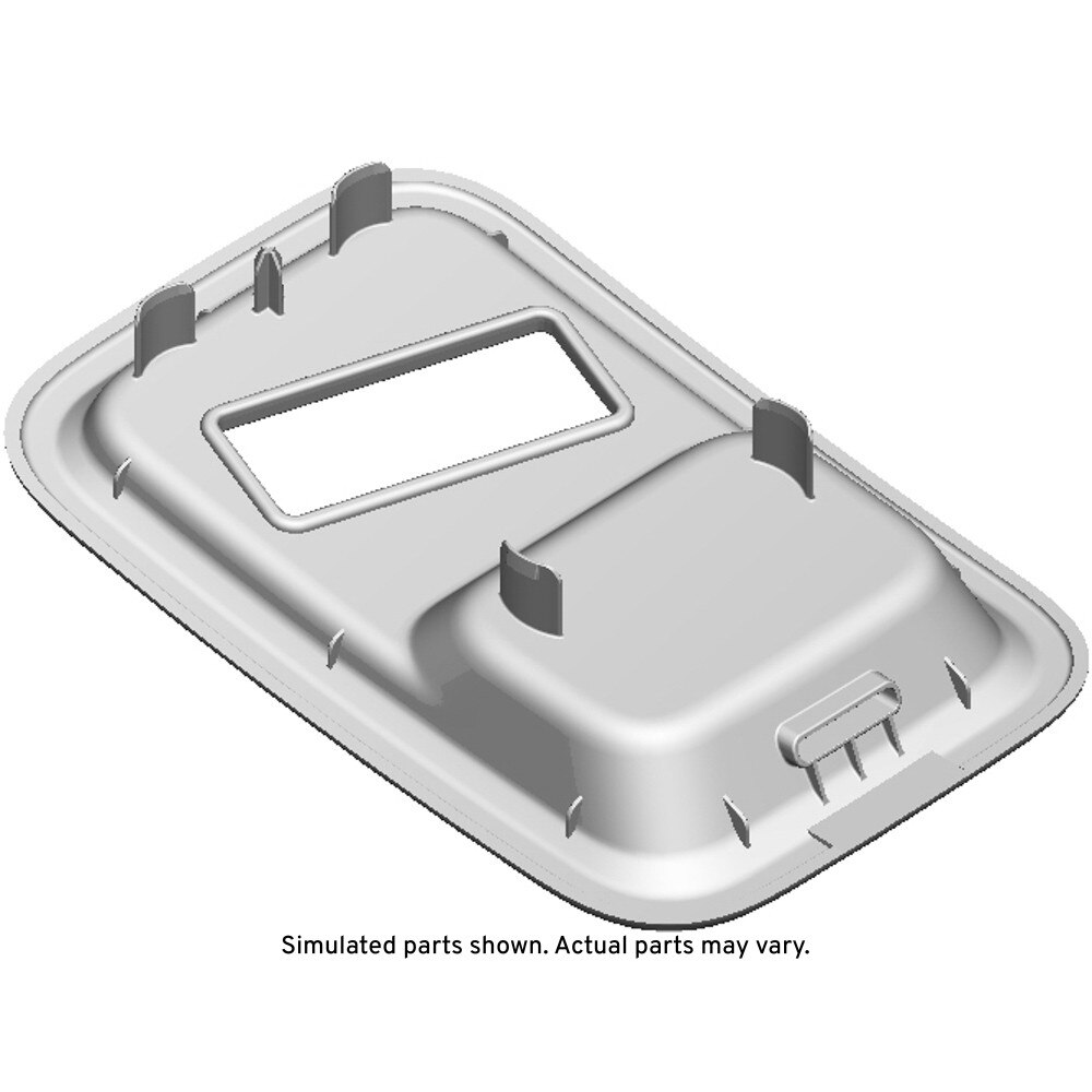 GM Genuine Parts Dark Atmosphere Rear Seat Center Belt Opening Bezel