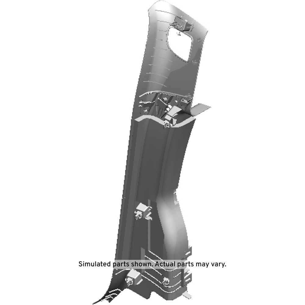 GM Genuine Parts Platinum Body Driver Side Rear Window Garnish Molding