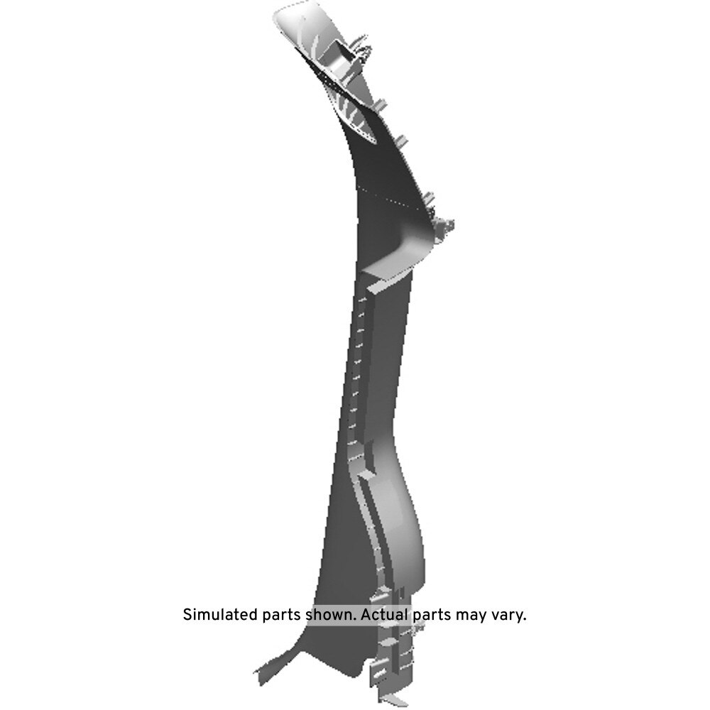 GM Genuine Parts Platinum Body Passenger Side Rear Window Garnish Molding