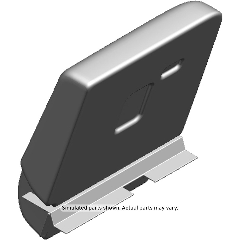 GM Genuine Parts Ash Gray Passenger Side 3rd Row Seat Back Cover