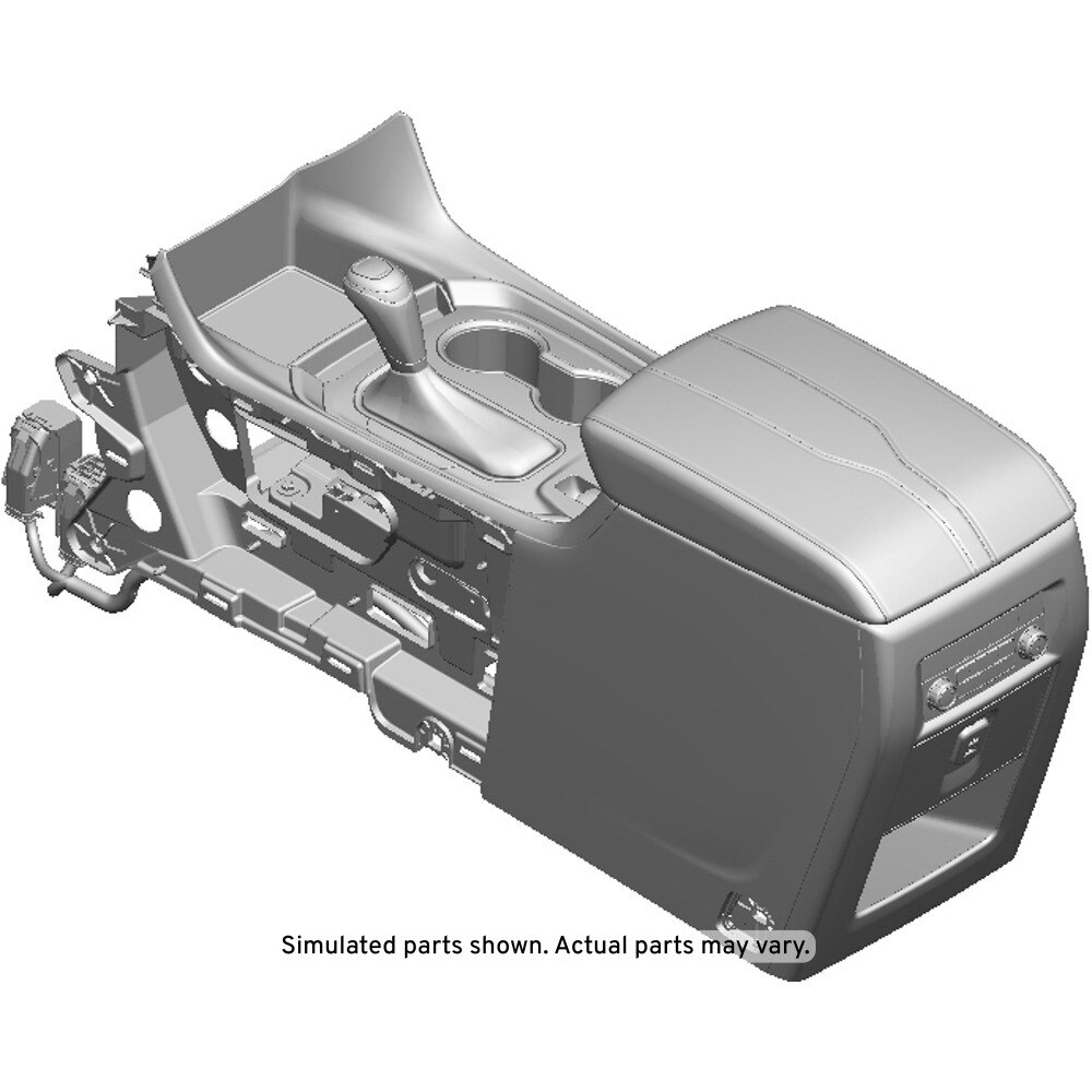 GM Genuine Parts Black Front Floor Console