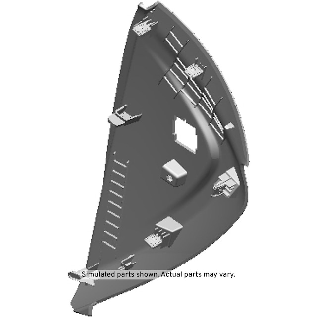 GM Genuine Parts Black Passenger Side Instrument Panel Outer Trim Cover