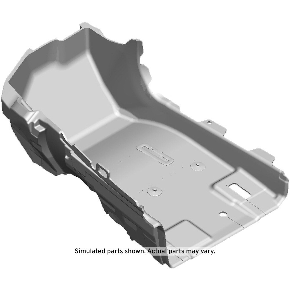 GM Genuine Parts Black Front Passenger Side Floor Panel Carpet