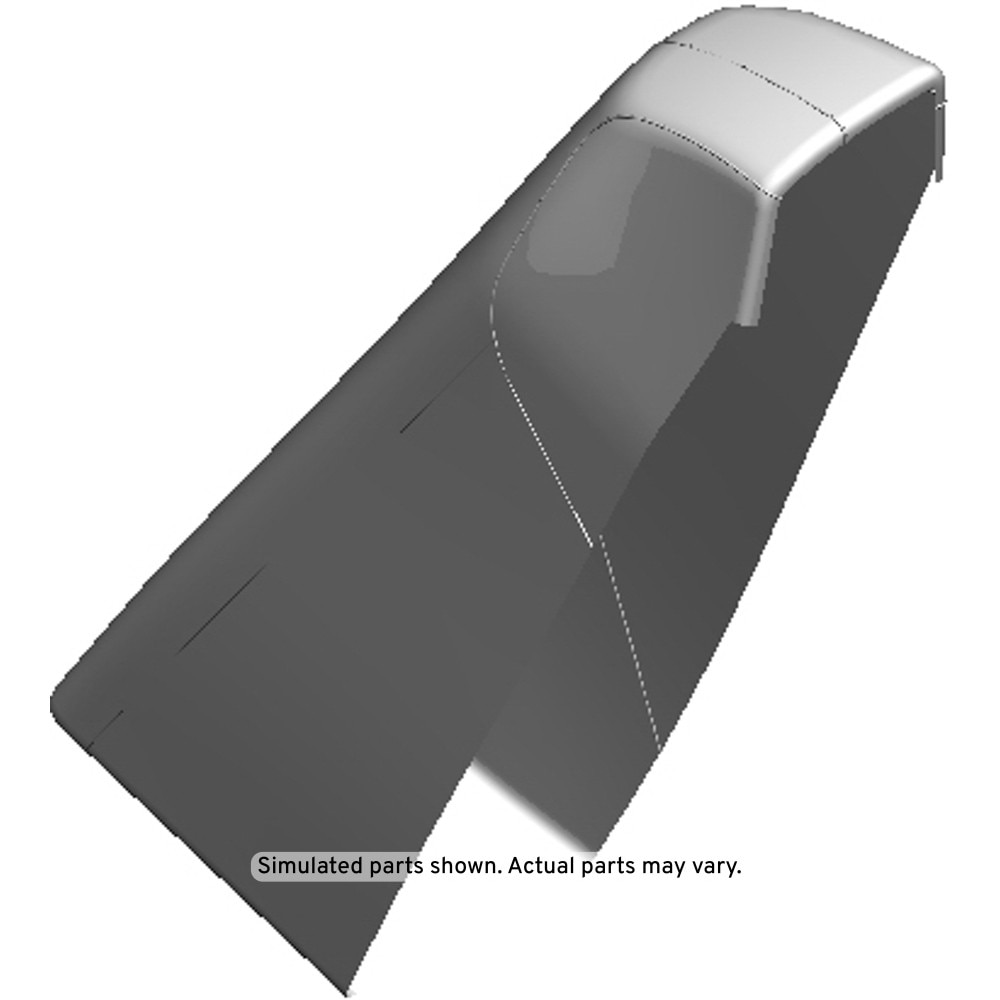 GM Genuine Parts Black Rear Driver Side Seat Back Bolster Cover