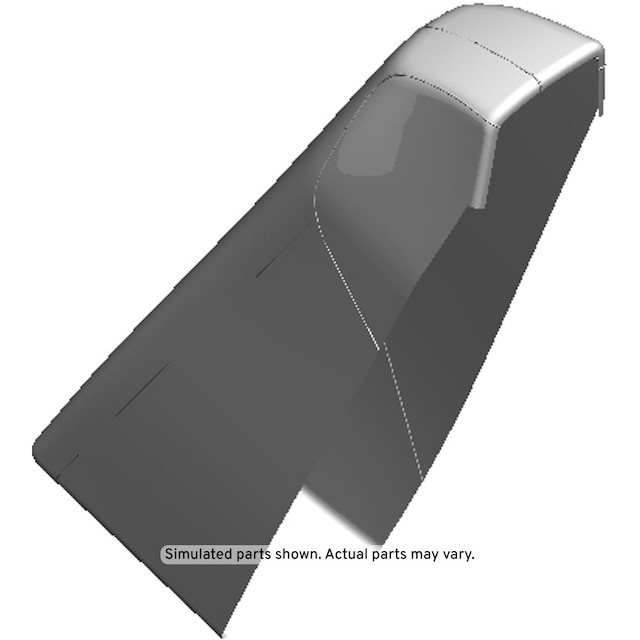 GM Genuine Parts Black Rear Driver Side Seat Back Bolster Cover
