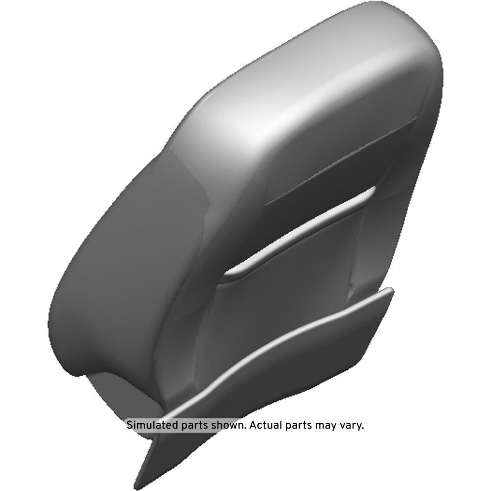 GM Genuine Parts Ash Gray Front Passenger Side Seat Back Cover