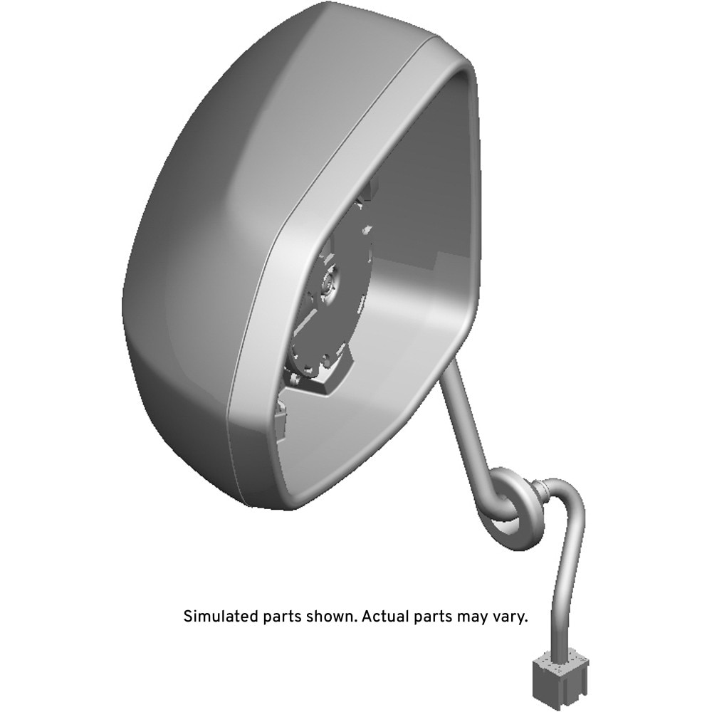 GM Genuine Parts Primed Driver Side Door Mirror Housing