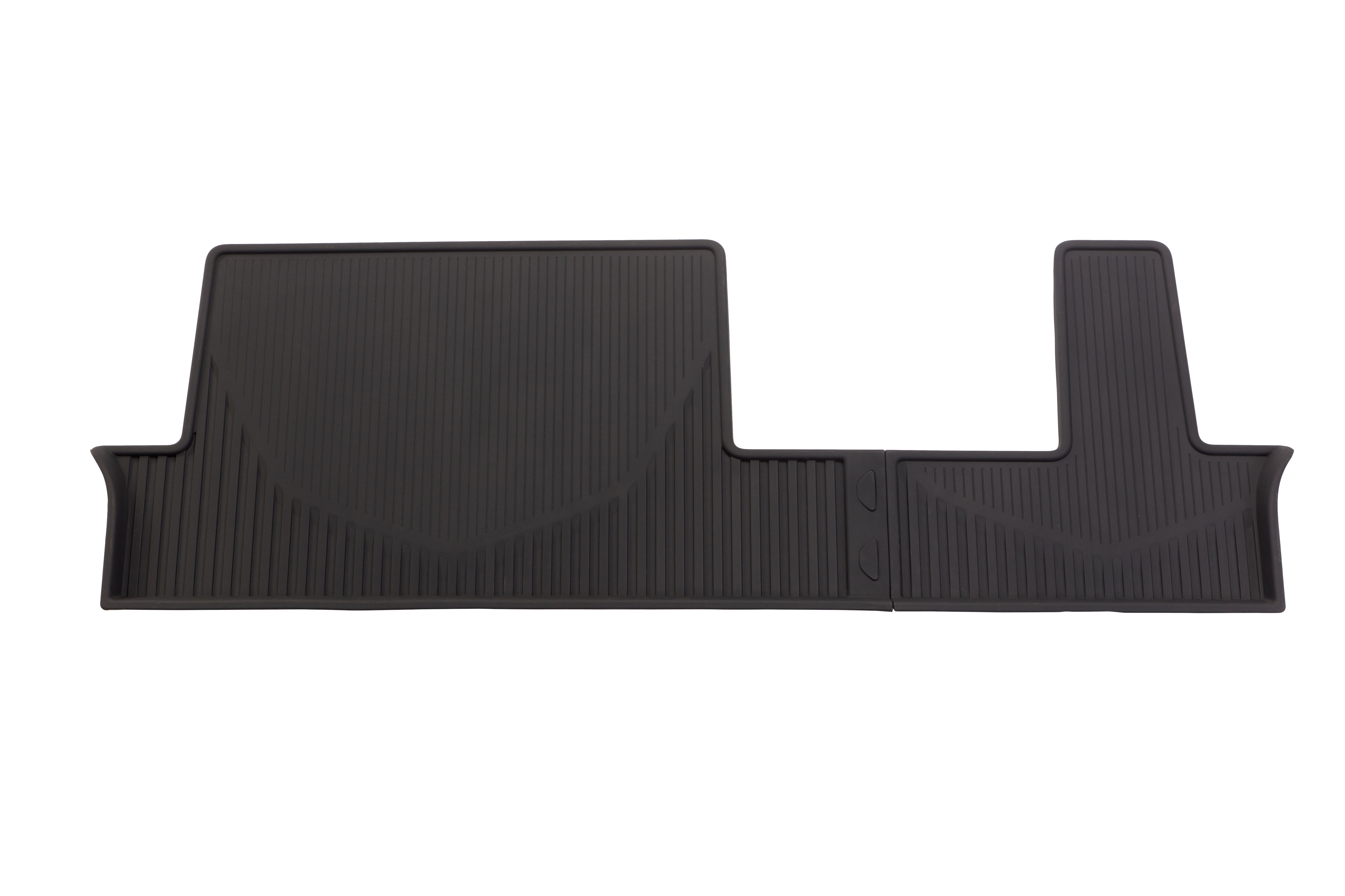 Third-Row Interlocking Premium All-Weather Floor Liner in Jet Black (for Models with Second-Row Bench Seat)