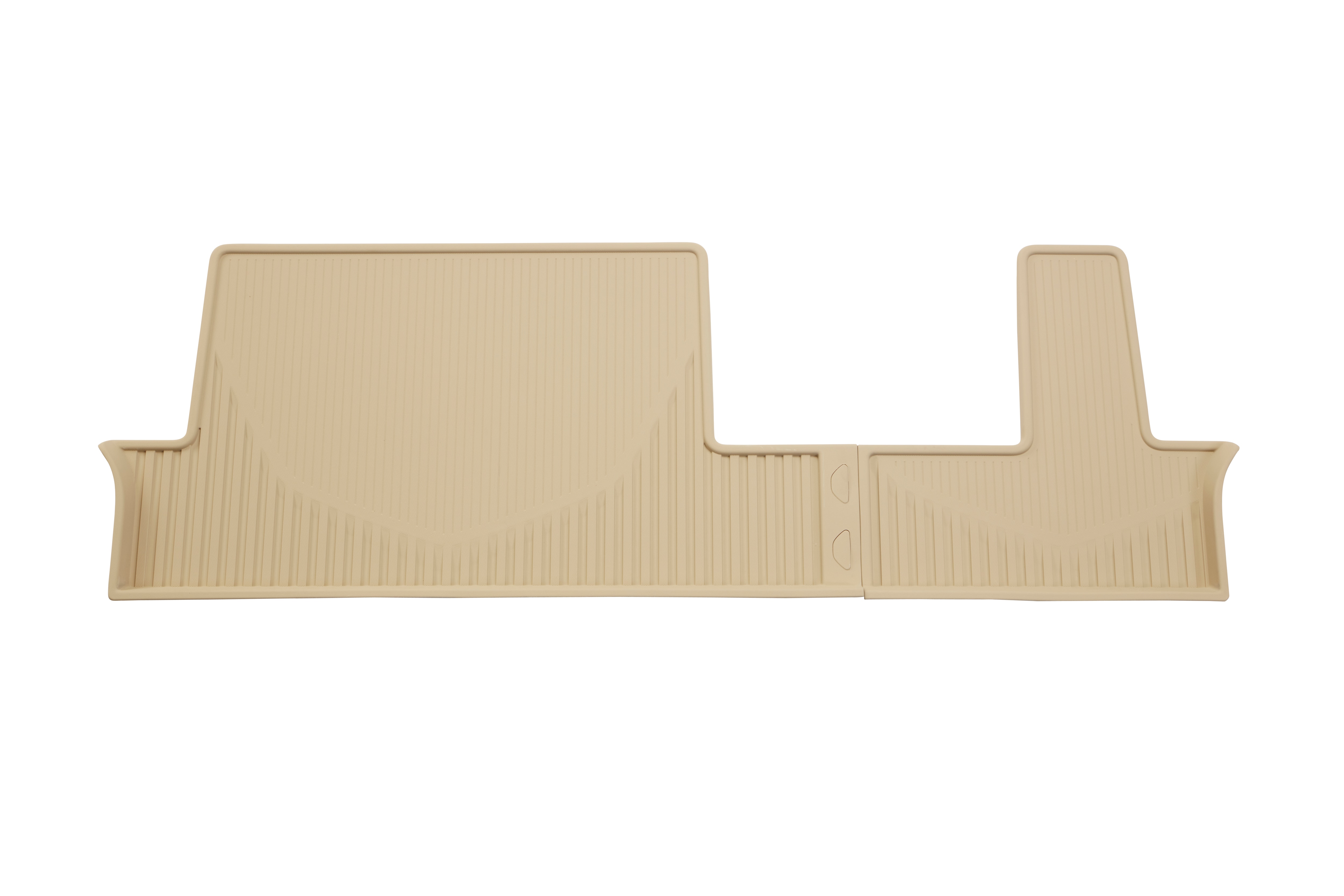 Third-Row Interlocking Premium All-Weather Floor Liner in Parchment (for Models with Second-Row Bench Seat)
