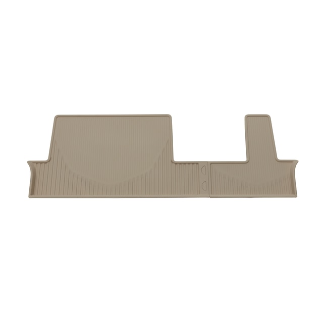 Third-Row Interlocking Premium All-Weather Floor Liner in Whisper Beige (for Models with Second-Row Bench Seat)