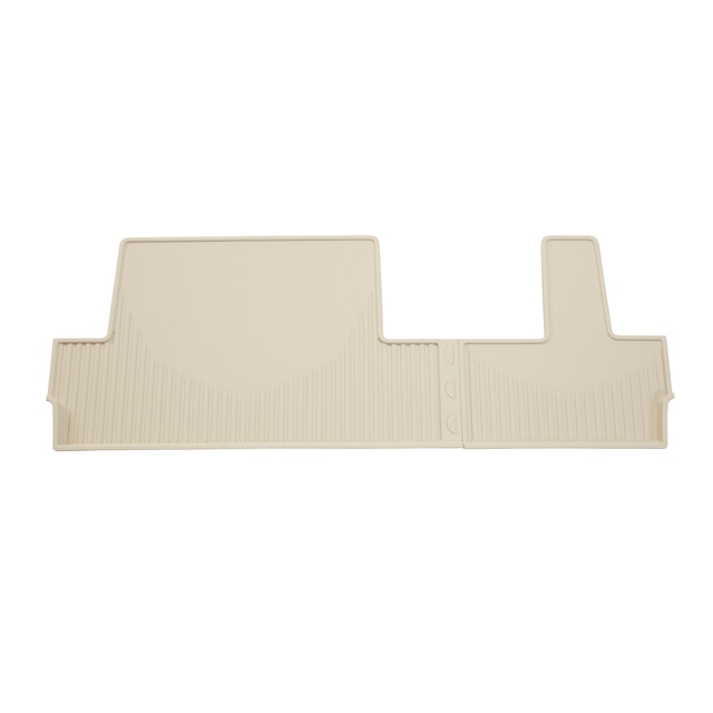 Third-Row Interlocking Premium All-Weather Floor Liner in Whisper Beige (for Models with Second-Row Bench Seat)