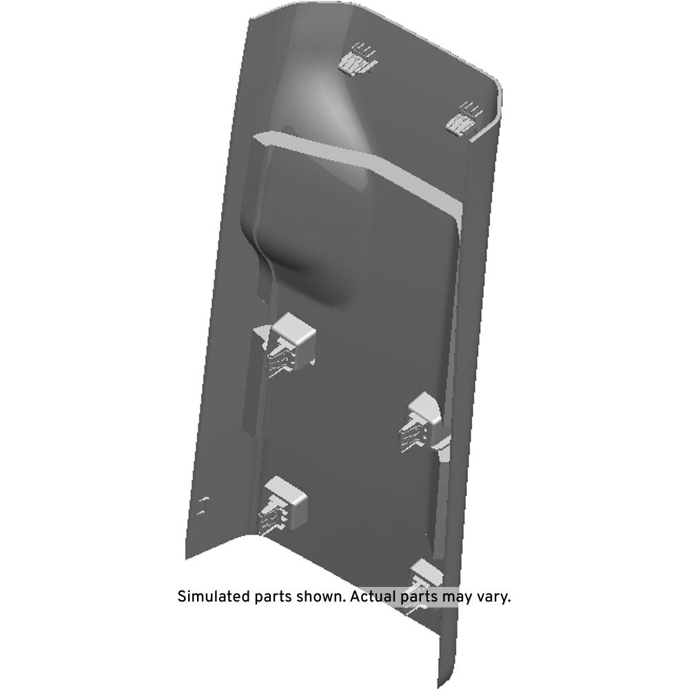 GM Genuine Parts Beige Driver Side Center Pillar Center Trim Panel
