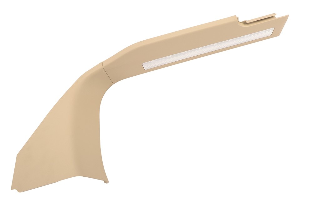 GM Genuine Parts Parchment Front Driver Side Door Sill Garnish Molding