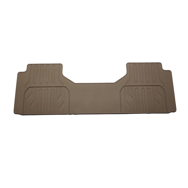 Second-Row One-Piece Premium All-Weather Floor Mat in Teak