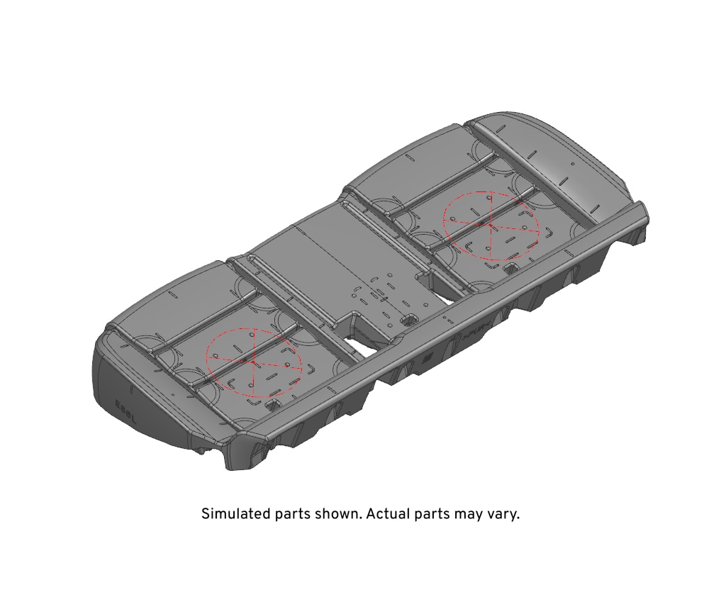 GM Genuine Parts Rear Seat Cushion Pad