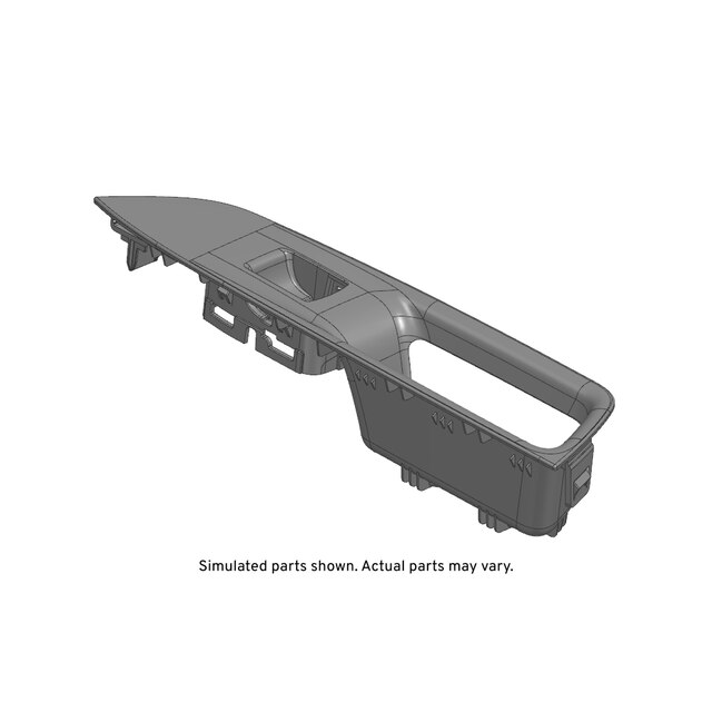 GM Genuine Parts Black Rear Driver Side Door Armrest Switch Mount Plate