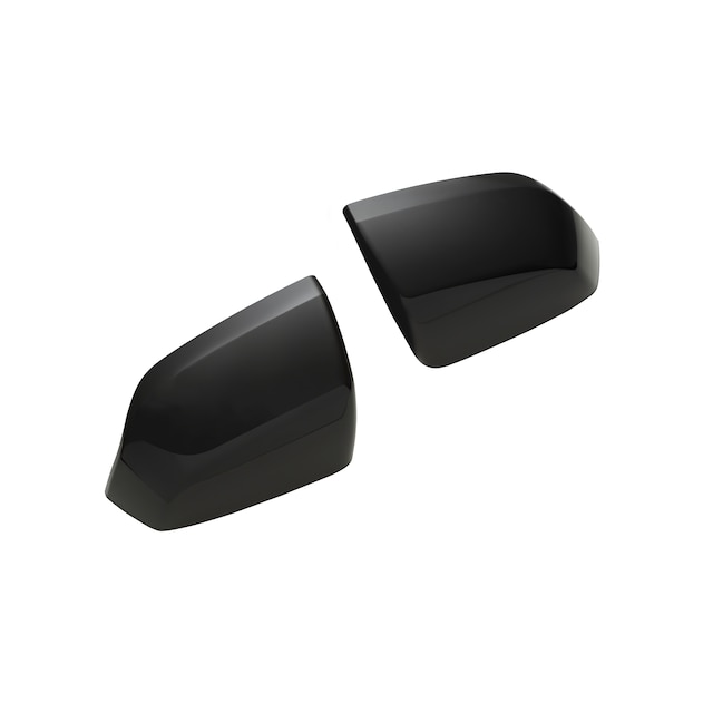 Outside Rearview Mirror Covers in Black
