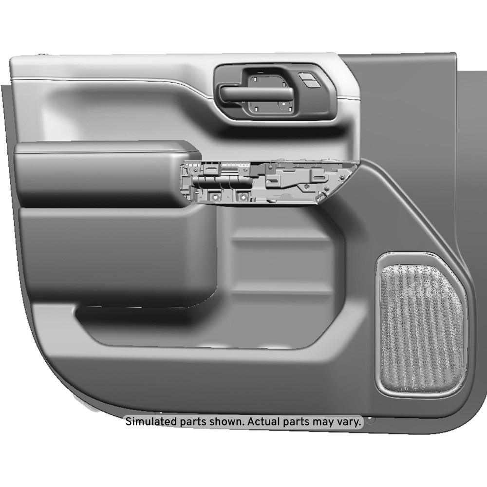 GM Genuine Parts Gideon Front Driver Side Door Trim